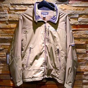 Men's large beige Cloudveil ski jacket